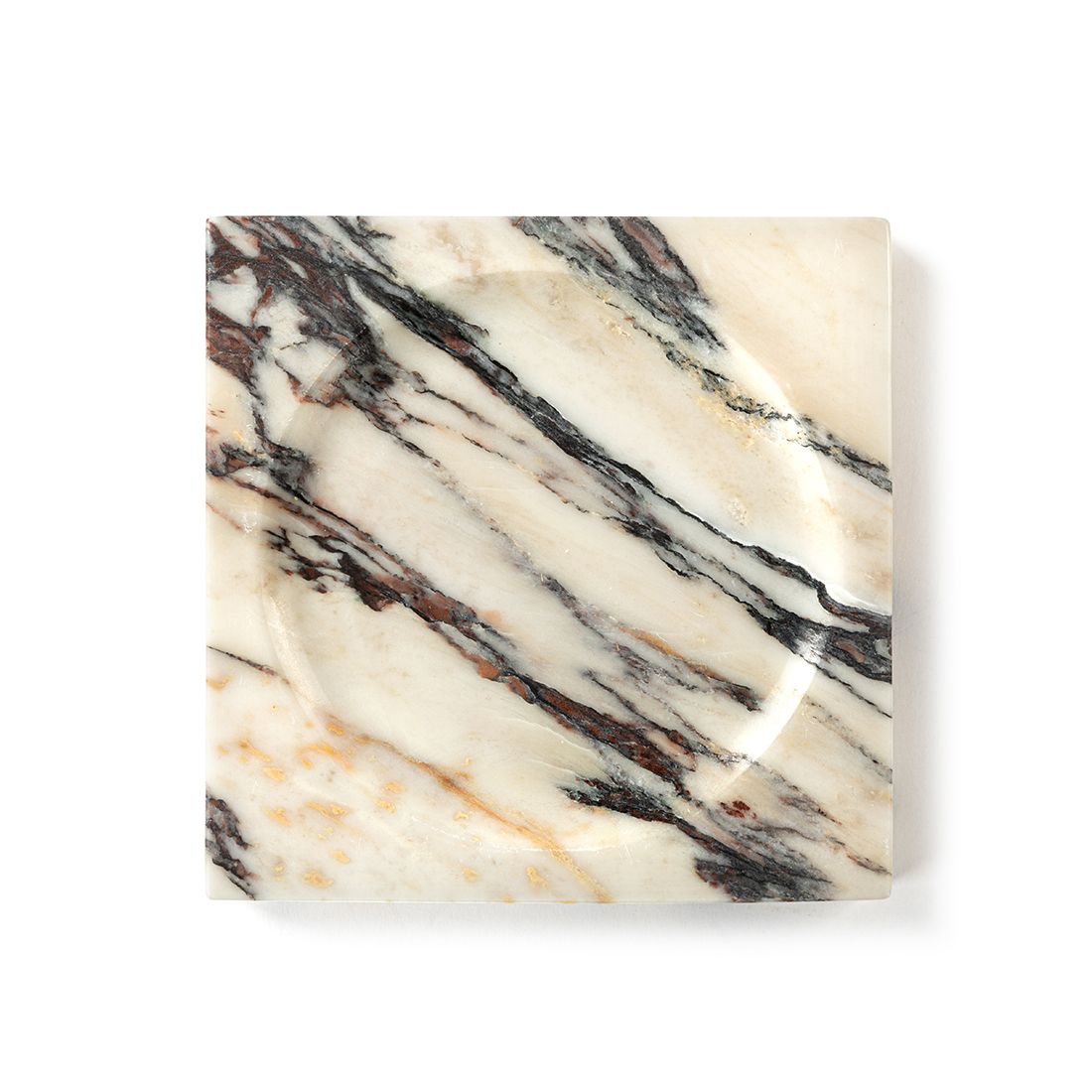 Koa Square Calacatta Viola Marble Decorative Tray | Eternity Modern
