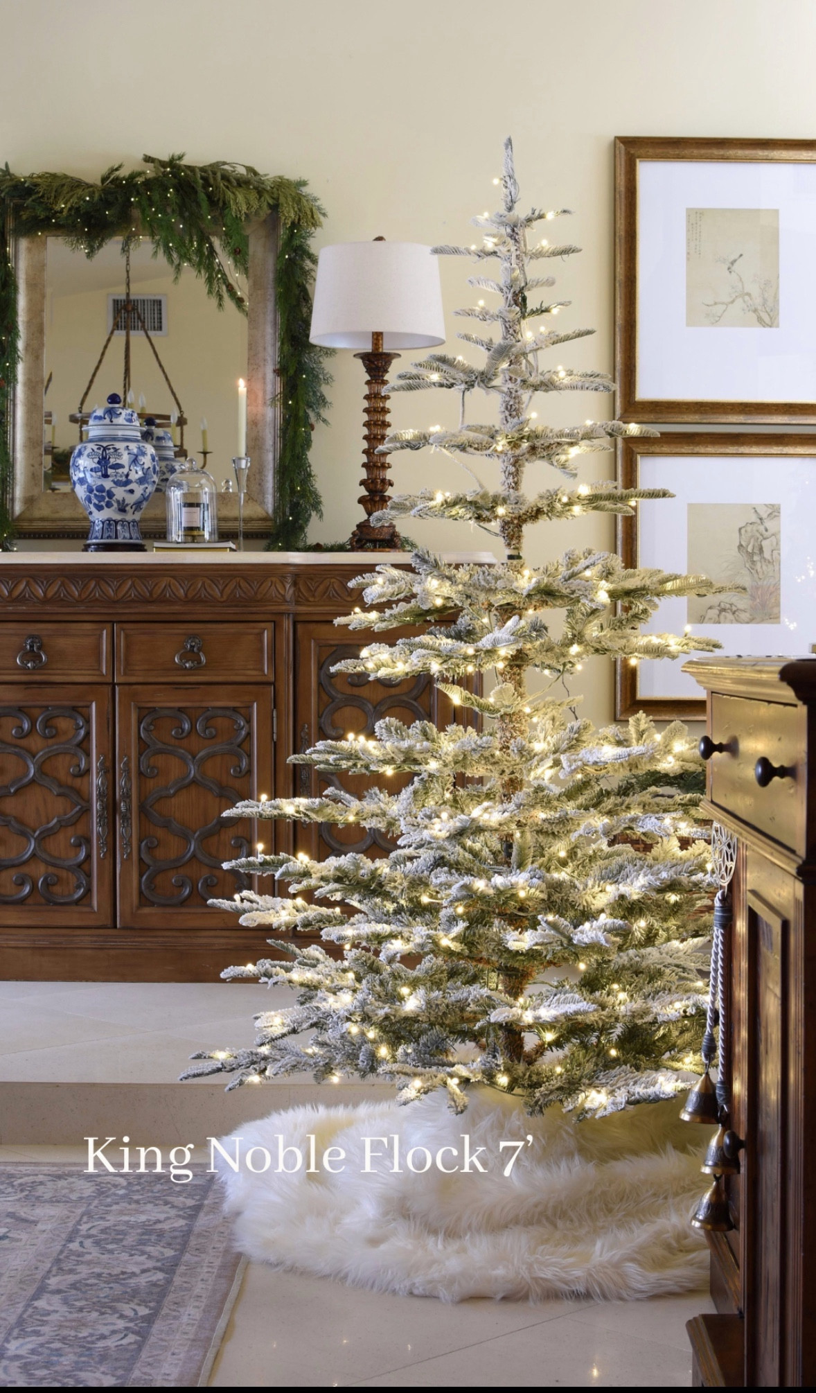 Christmas Tree. Christmas Decor. Flocked Christmas Tree. Noble Fir. King of Christmas. ornament Tree

#LTKhome #LTKSeasonal #LTKHoliday