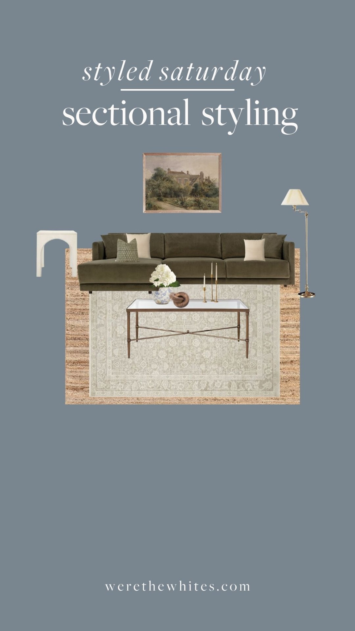 Sectional styling, velvet couch, living room, home decor, furniture, green couch, coffee table, timeless design, couch styling, couch ideas

#LTKhome #LTKFind