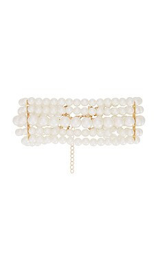 Bronx and Banco 5 Strand Pearl Choker in White from Revolve.com | Revolve Clothing (Global)