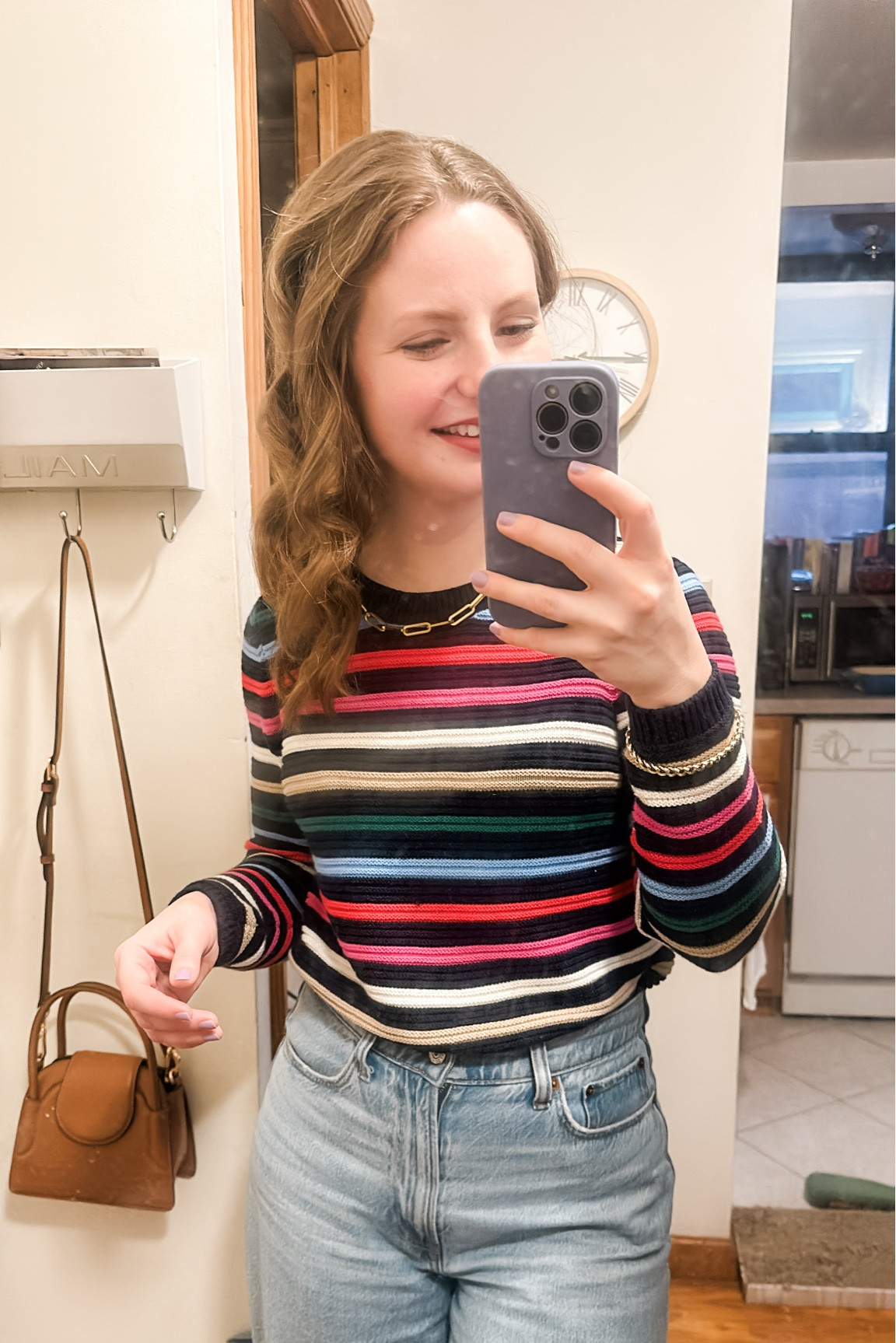 Loft striped sweater 40% off sale + extra 20% off at checkout! Wearing Petite XS 

#LTKsalealert #LTKfindsunder50