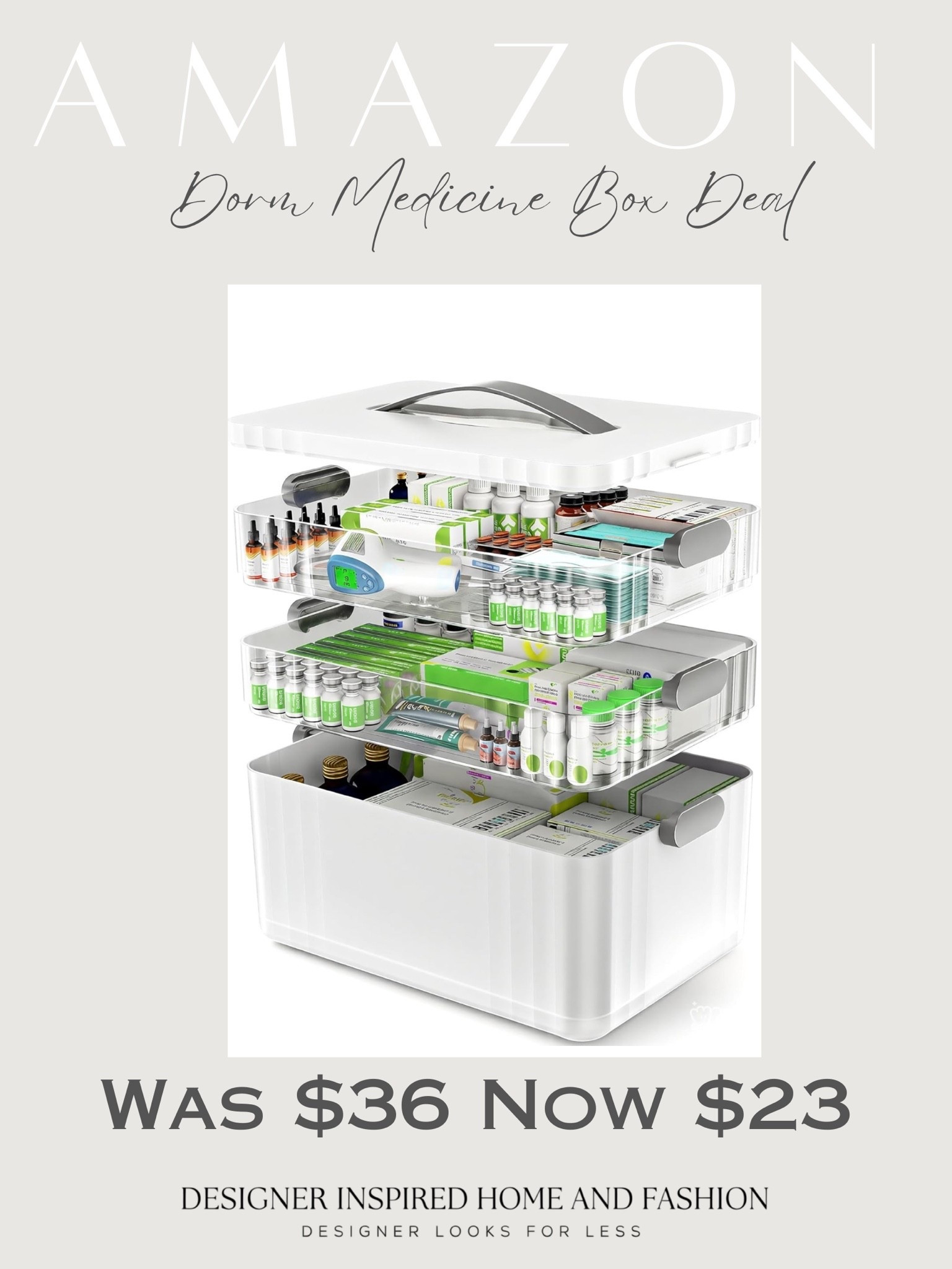 Compact medicine box deal! Great for dorm rooms!

#LTKmomlife #LTKSaleAlert