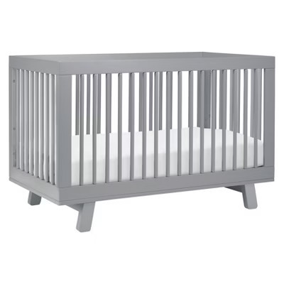 Babyletto Hudson 3-in-1 Convertible Crib with Toddler Bed Conversion Kit - Grey | Target