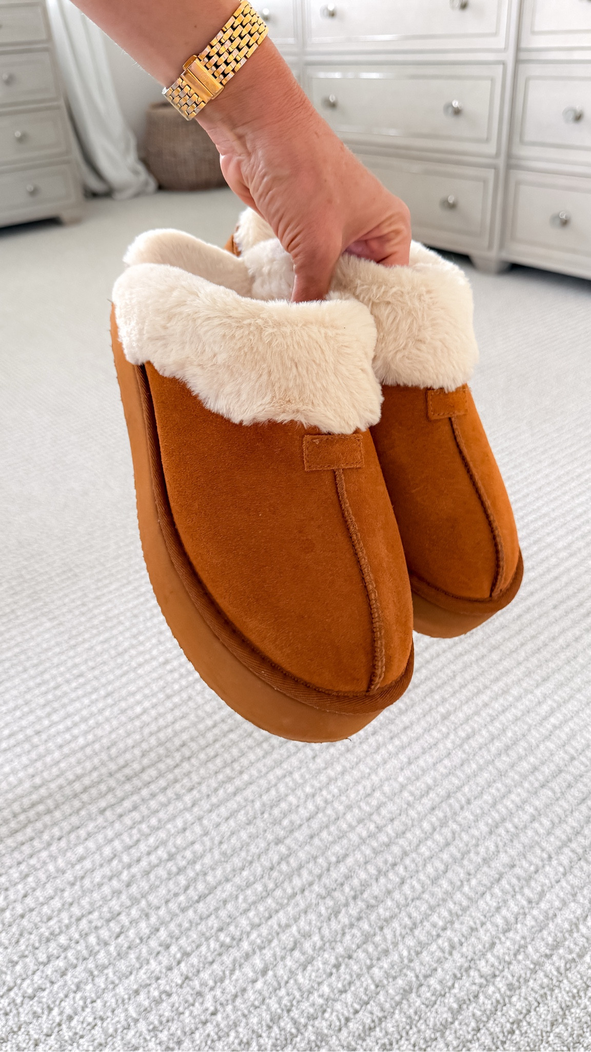 $19.98 and so comfortable!! I've had these slippers for a year and really love them.

Slippers / Cozy / Fall Fashion / Walmart Fashion / Walmart / Affordable Fashion / Shoes 

#LTKFindsUnder50 #LTKShoeCrush #LTKFindsUnder100