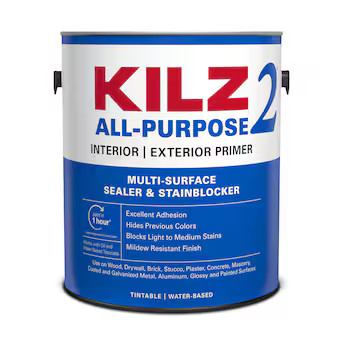 KILZ 2 All-Purpose Interior/Exterior Multi-purpose Water-based Wall and Ceiling Primer (1-Gallon) | Lowe's