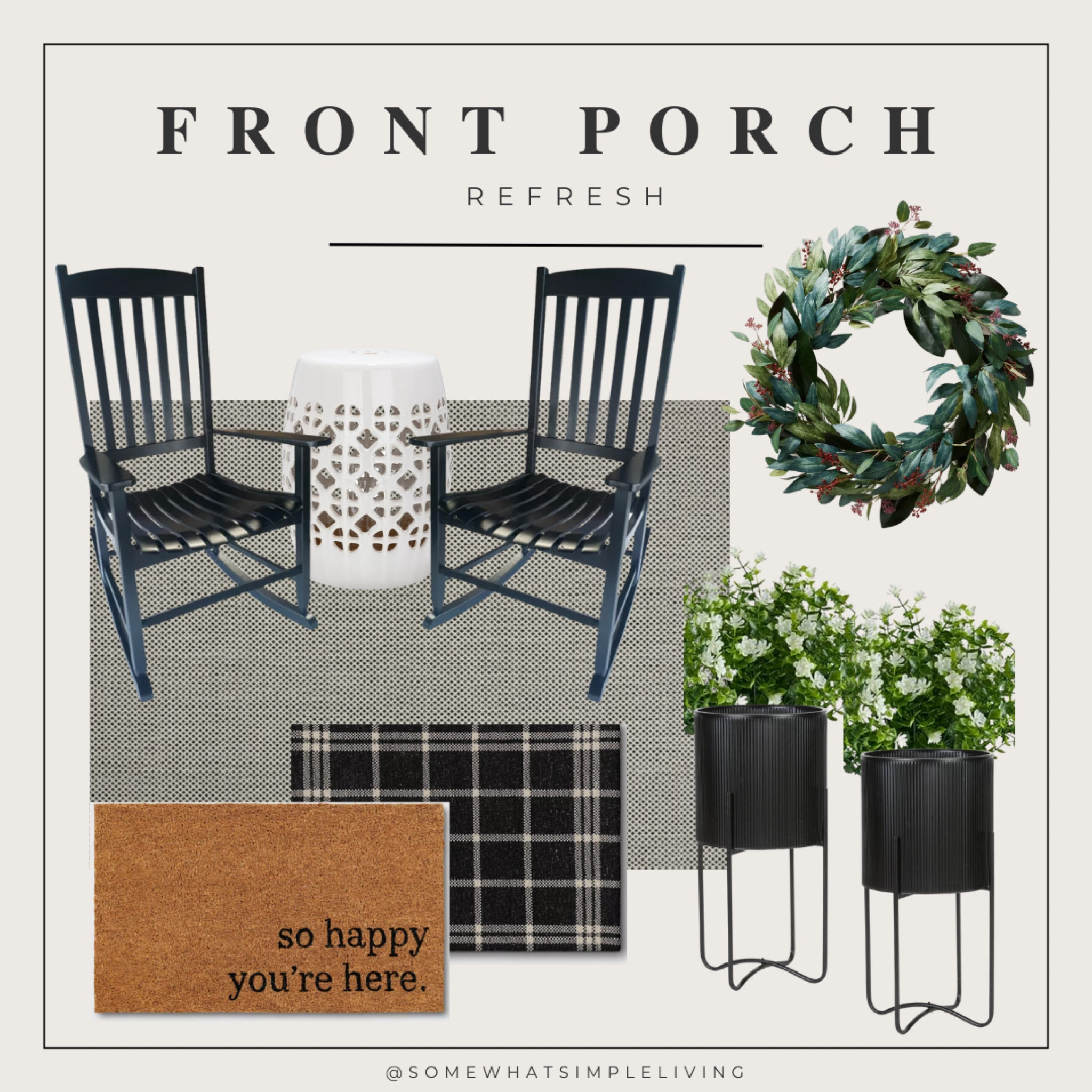 Same or similar products from my front porch refresh.