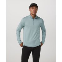 Vuori Ponto Half Zip Jacket Mock Neck | Misty Blue Heather | XXL | Vuori Clothing (US & Canada)
