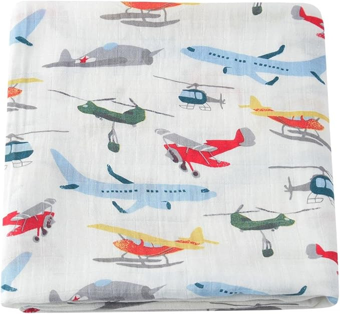 Essentials Swaddle Blanket, Muslin Blankets for Boys, Baby Receiving Swaddles, Newborn Gifts, 47"... | Amazon (US)