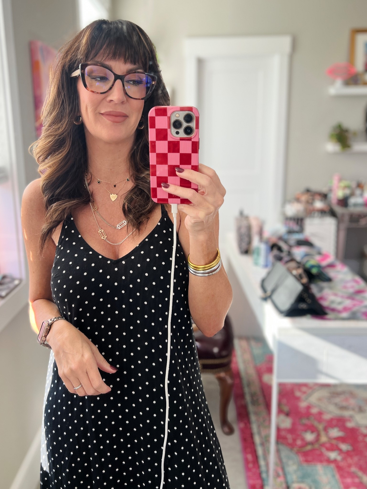 🖤🤍 Polka dot maxi dress is always a staple I’ve had in my closet for YEARS. Never fails - add a black leather or denim jacket over for winter! 

#LTKFindsUnder100 #LTKStyleTip #LTKSeasonal