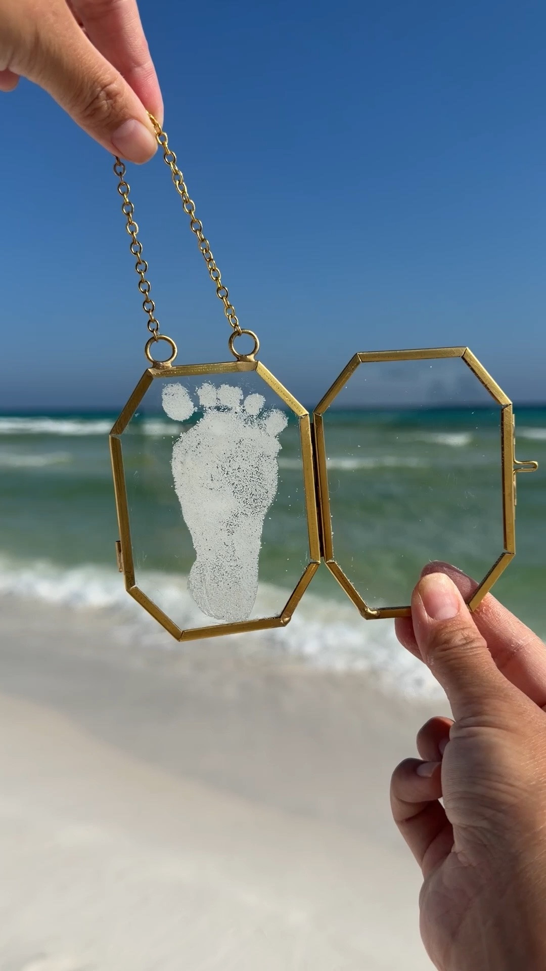Baby foot print keep sake diy brass floating frame

#LTKdayinmylife #LTKHome #LTKmomlife