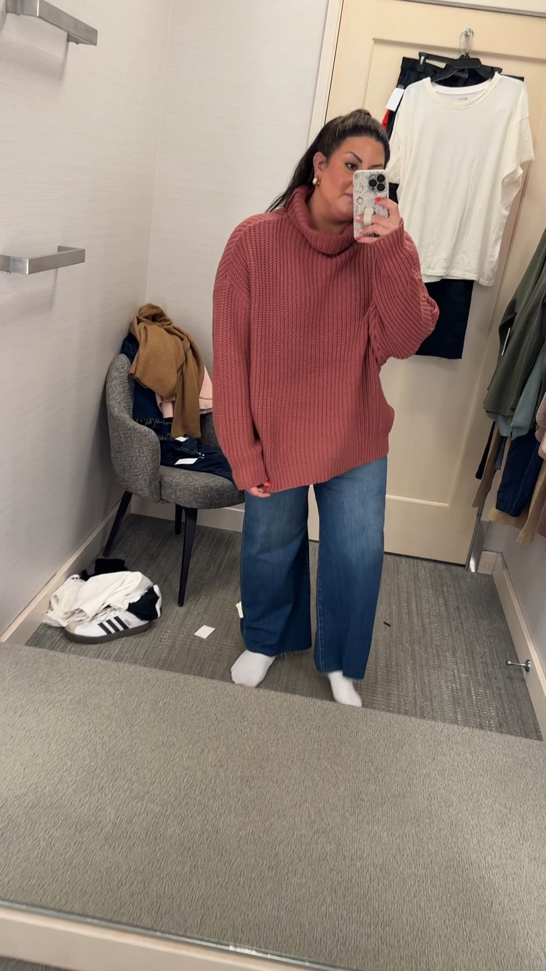 Wearing a L in this sweater but it’s so oversized I probably could have done a M. Perfect for fall and winter with leggings 

#LTKSaleAlert #LTKxNSale #LTKMidsize