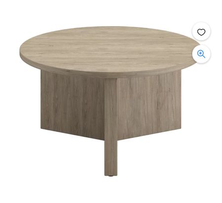 Round 32 inch grey oak wood coffee table at such a steal

#LTKstyletip #LTKhome #LTKover40