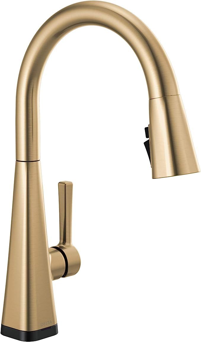Delta Faucet Lenta Gold Kitchen Faucet Touch, Touch Kitchen Faucets with Pull Down Sprayer, Kitch... | Amazon (US)