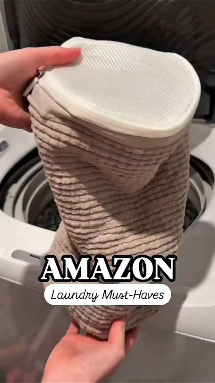 These reusable mesh shoe wash bags protect your sneakers in the washer & dryer — no more damaged soles or tangled laces! scroll down to shop 

 #LTKHome #LTKStyleTip #LTKShoeCrush
