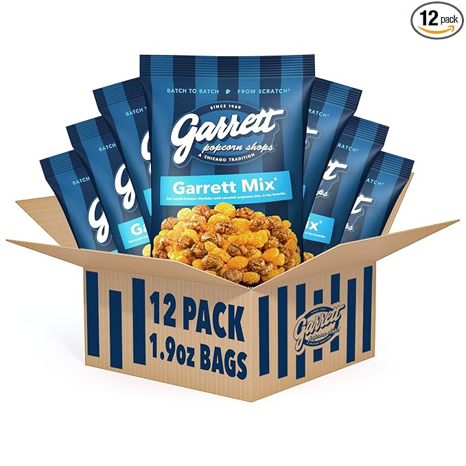 Garrett Popcorn Garrett Mix,​ Cheese and Caramel Gourmet Popcorn, Gluten Free, Sweet and Salty ... | Amazon (US)