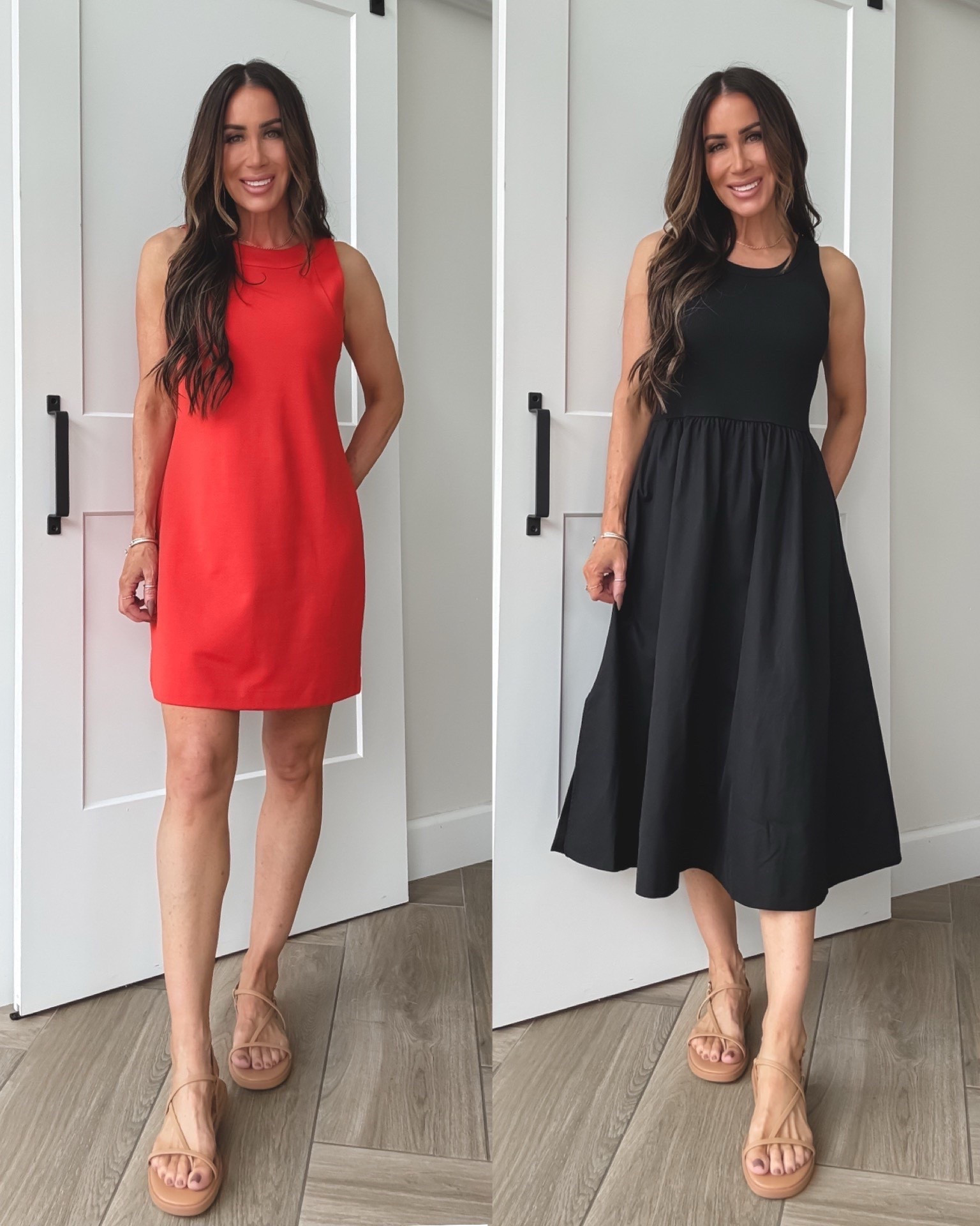 Walmart outfit ideas for spring, casual to dressy, everyday and weekend style
Red shift Dress sz small, super comfy minimal nude sandals tts , sz 8
Black midi dress sz small, xs would have been 


#LTKStyleTip #LTKSeasonal #LTKFindsUnder50