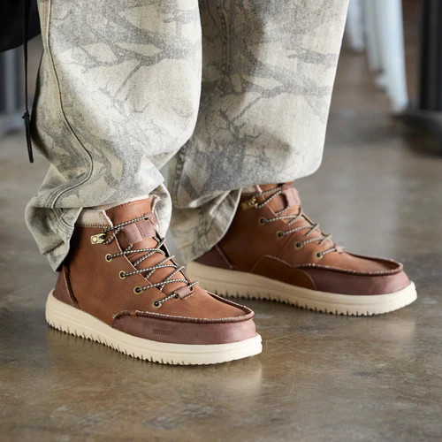 Bradley Classic Tumbled - Cognac/Multi | HEYDUDE