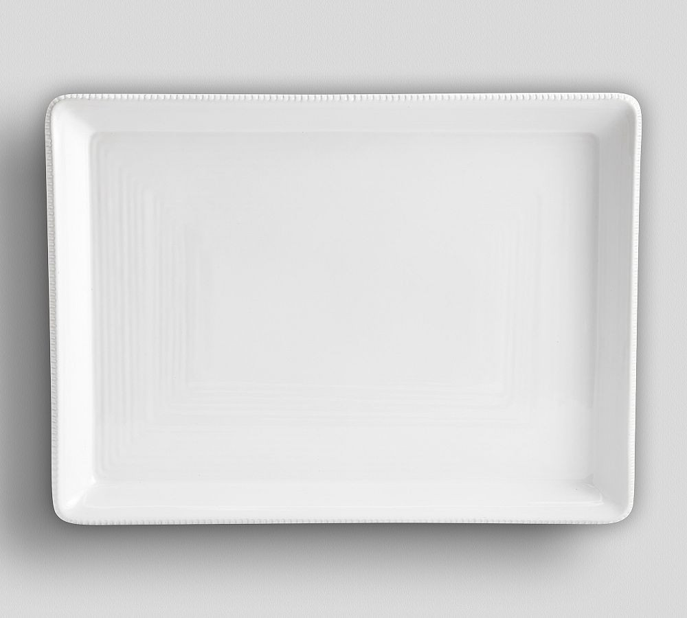 Gabriella Stoneware Rectangular Serving Platter | Pottery Barn (US)