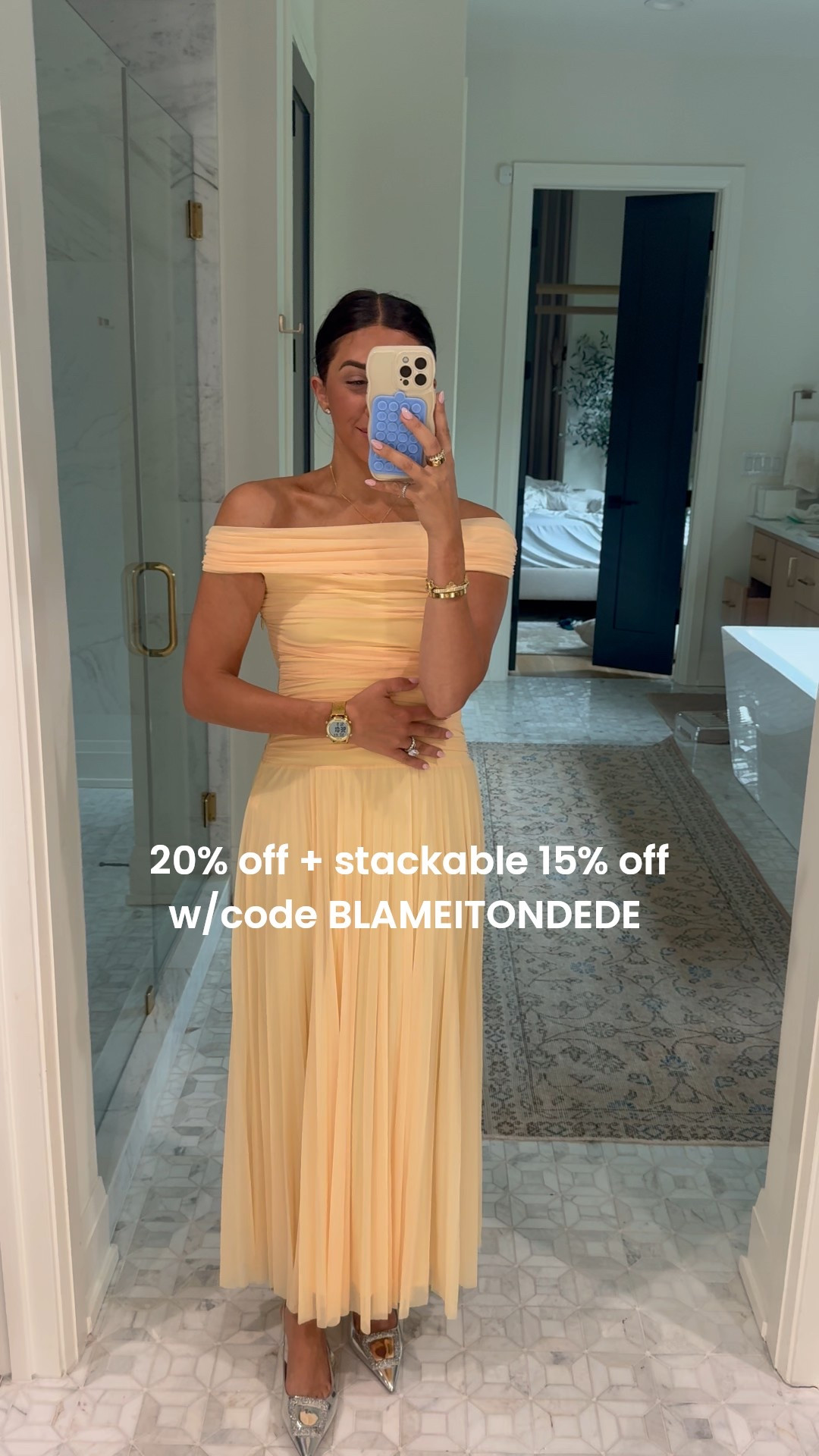 Dress: small

Code: blameitondede for extra 15% off + 30% off shorts and swim + 20% off everything else 

Dress up buttercup, Dede raad, date night, vacation wear, travel, spring, event dress, special occasion

#LTKSaleAlert #LTKStyleTip