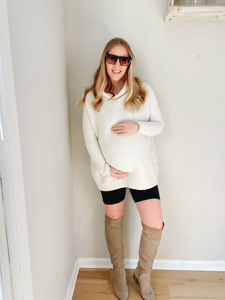 Maternity outfit, pregnancy outfit idea for third trimester 

#LTKbump #LTKstyletip