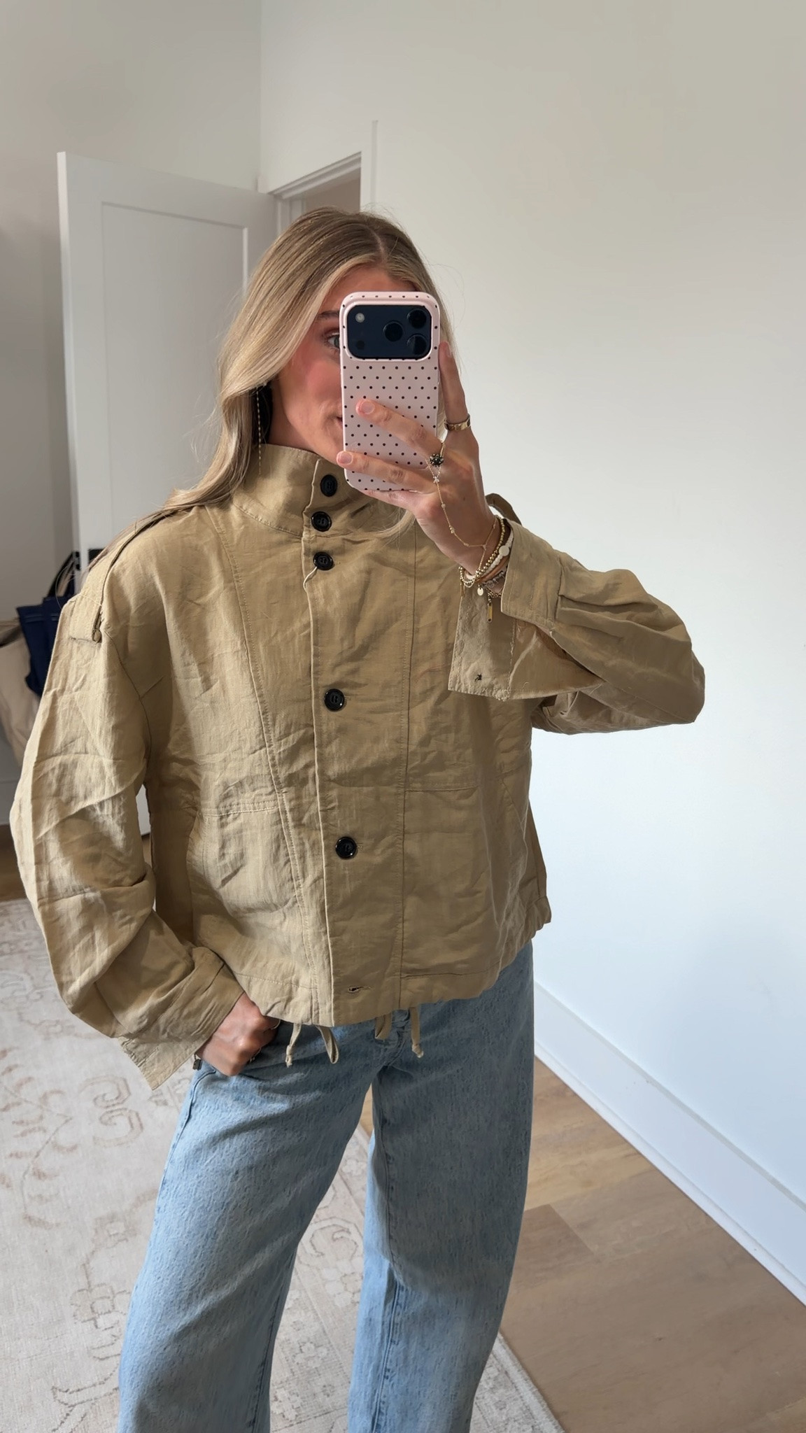 Amazon size small Chevara Women's Fluid Bomber Jacket Stand Collar Long Sleeve Cargo Coat

#LTKootd #LTKSeasonal #LTKSaleAlert