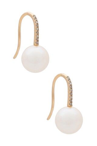 Pearl Ball Drop Earrings
                    
                    EF COLLECTION | Revolve Clothing (Global)