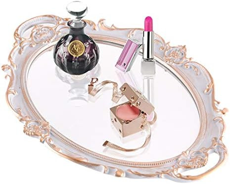 Mirrored Tray,Decorative Mirror for Perfume Organizer Jewelry Dresser Organizer Tray and Display,... | Amazon (US)