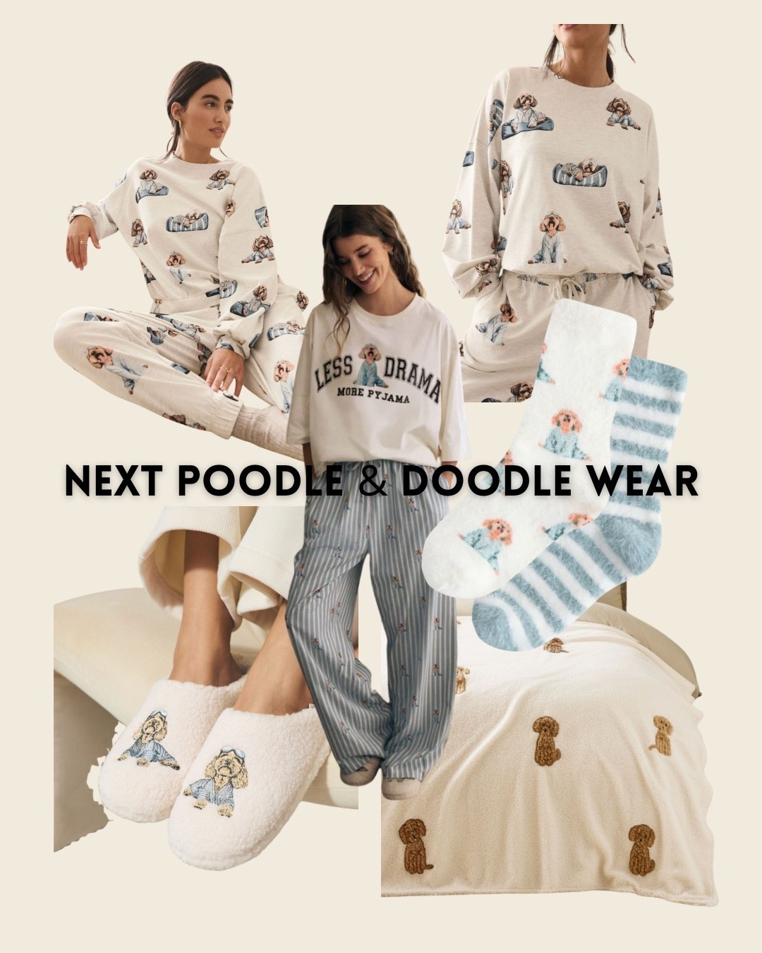 Poodle and doodle comfies/pajamas for dog lovers #poodle #next #doodle #pajamas 

#LTKselfcare #LTKootd #LTKdayinmylife