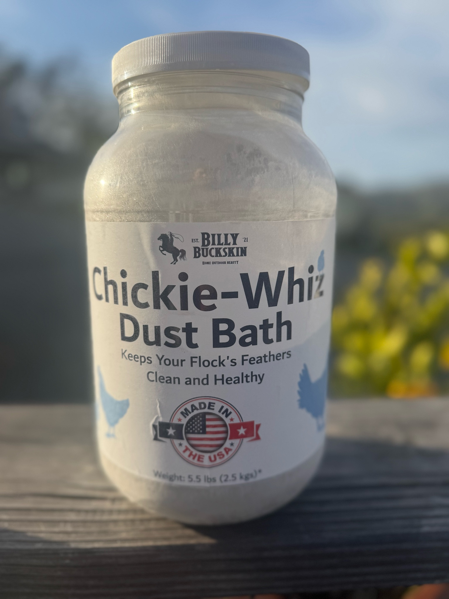 Dust bath 🐓 Made in the USA