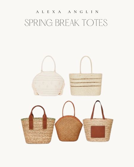 Spring break beach bags // pool bags // spring totes // straw bags 

#LTKstyletip #LTKswim #LTKSeasonal