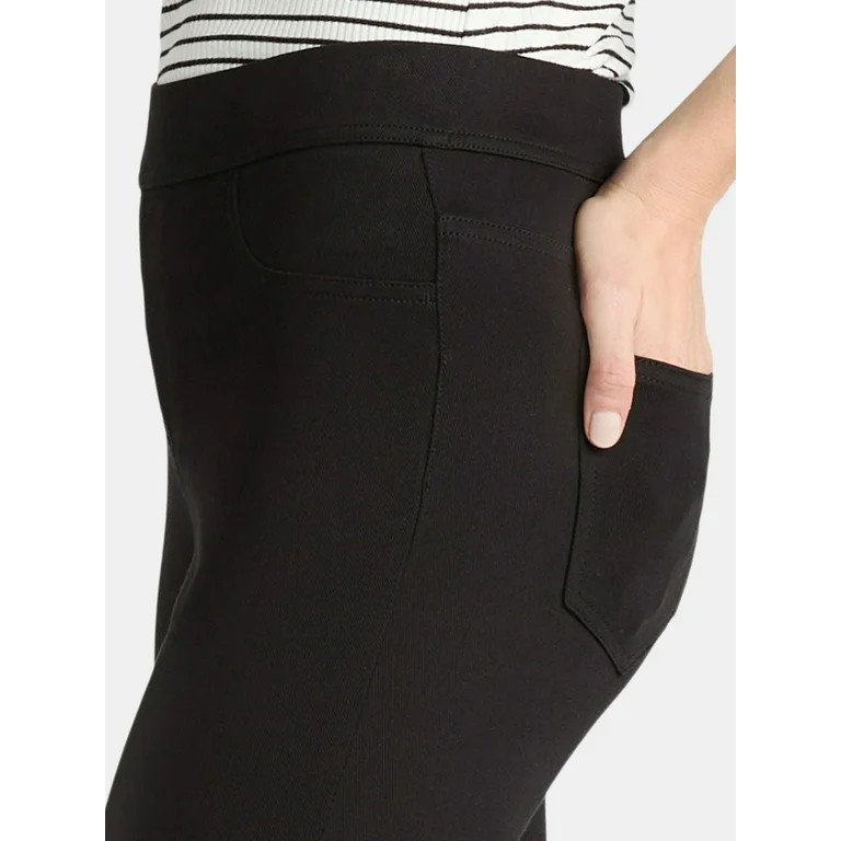 Time and Tru Women's Jegging Capri, Sizes XS-XXL | Walmart (US)