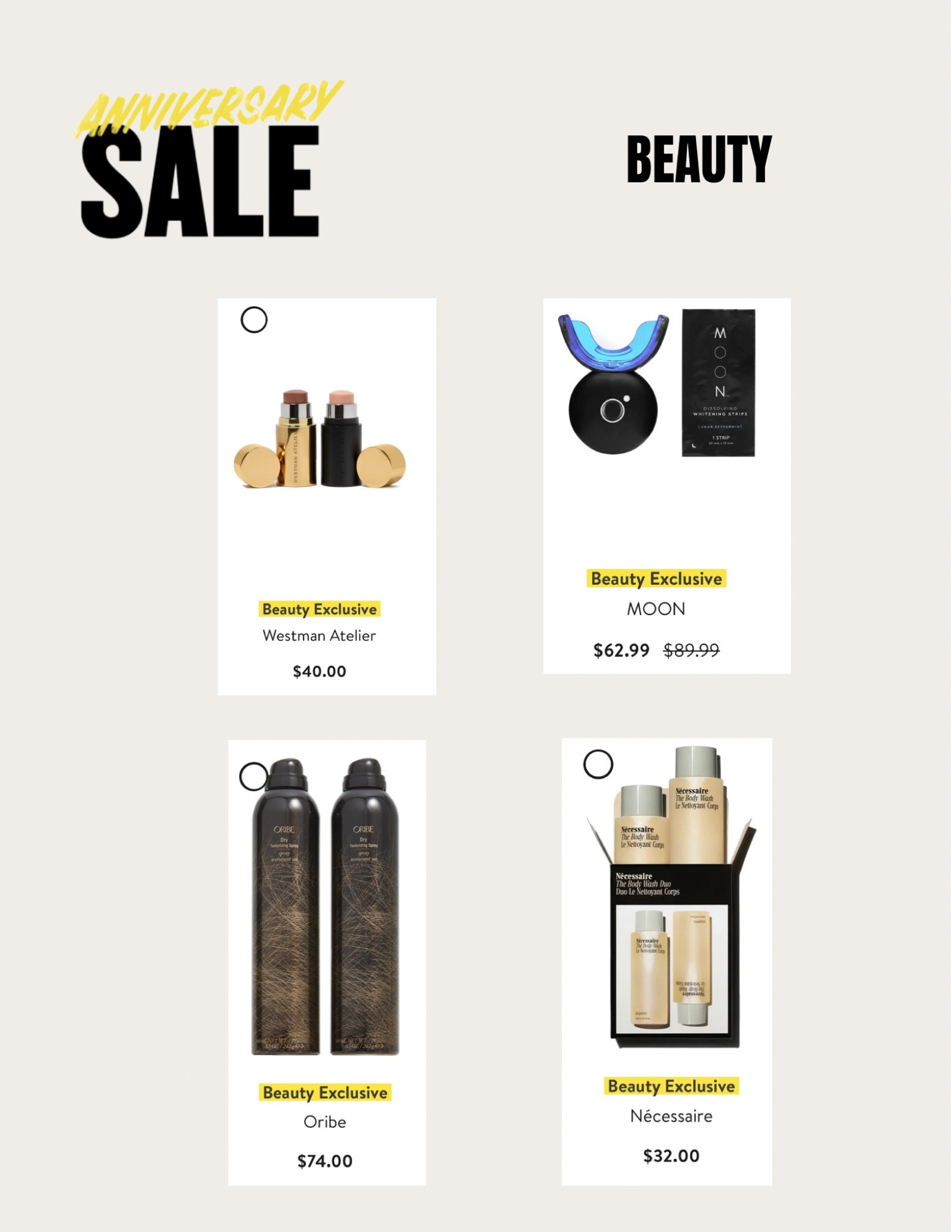 Nordstrom anniversary sale preview - BEAUTY PICKS 🤍

Nordstrom sale, Nordstrom finds, beauty favs, Nordstrom beauty 


#LTKsalealert #LTKbeauty #LTKfindsunder50

#LTKxNSale #LTKSummerSales #LTKBeauty