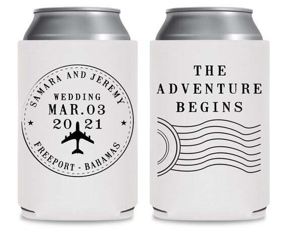 Wedding Can Coolers Wedding Favors for Guests in Bulk Travel | Etsy | Etsy (US)