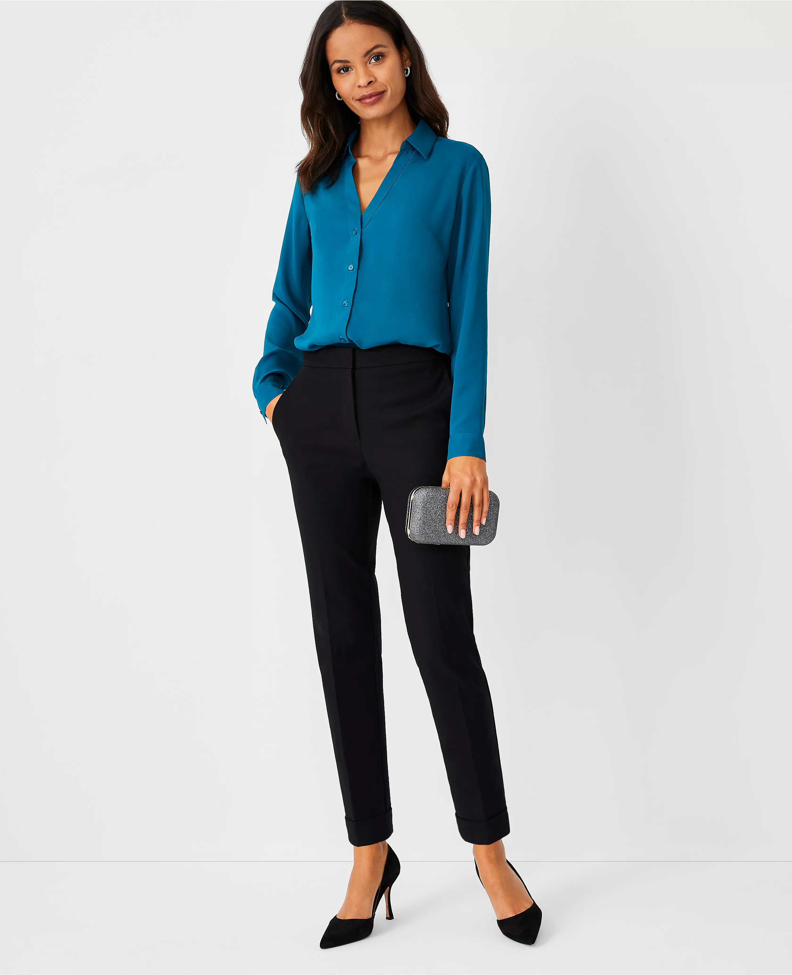 The High Rise Eva Ankle Pant | Ann Taylor (US)