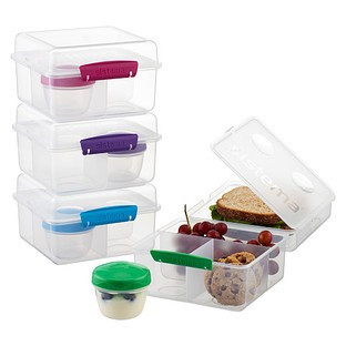 Sistema Klip-It Lunch Cube Max To Go Bento Box | The Container Store