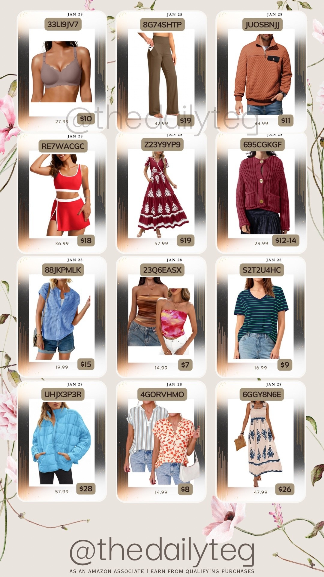 Amazon fashion finds I’m loving right now 🤍
Sharing comfy, affordable pieces you can mix and match for everyday wear. So many great basics, layers, and easy outfits — all budget-friendly and wearable for real life.


#amazonfashion #affordablefashion #everydayoutfits #amazonfinds #momstyle

#LTKU #LTKSaleAlert #LTKootd