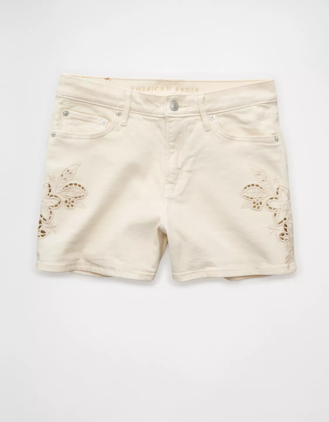 AE 3" Strigid Super High-Waisted Relaxed Denim Short | American Eagle Outfitters (US & CA)