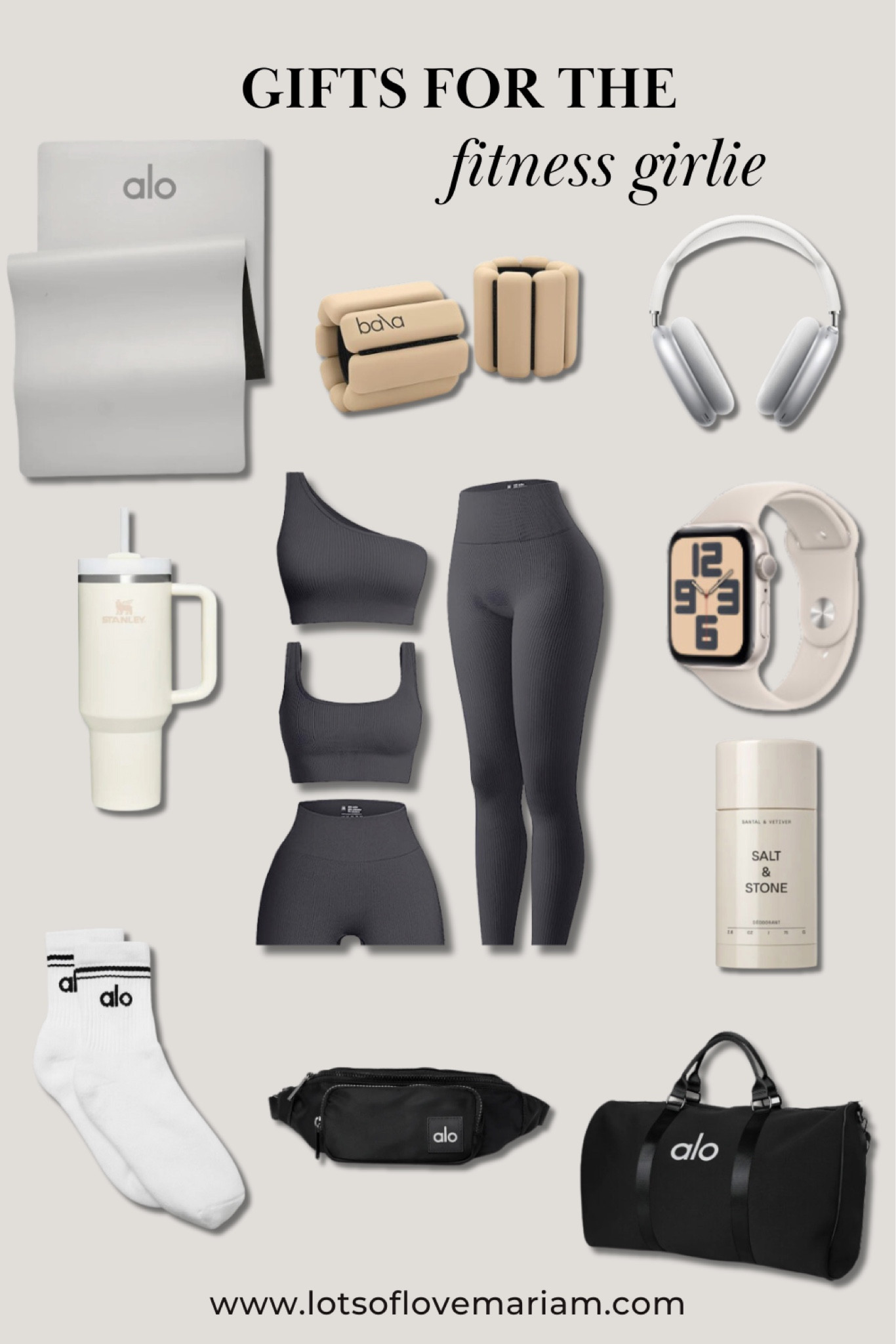 Gifts for the fitness girlies 💕


Gym workout set , alo workout mat, Stanley quencher, alo socks, salt and stone deodorant, apple AirPod max, Bala bangles (wrist weights), alo gym bag, alo fanny pack 

#LTKSeasonal #LTKfitness #LTKGiftGuide