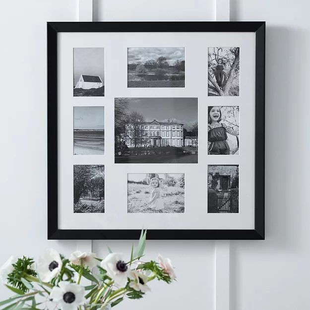 9 Aperture Wood Photo Frame | The White Company (UK)