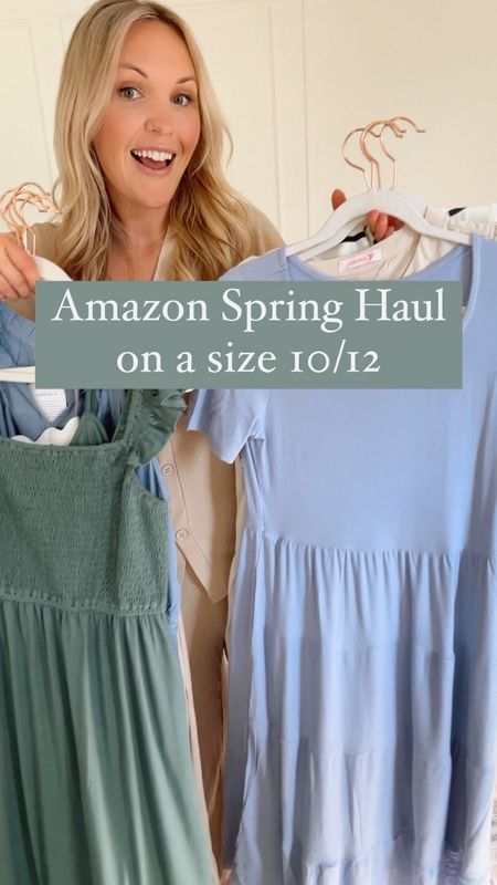 Huge Amazon spring dress and loungewear haul!! 