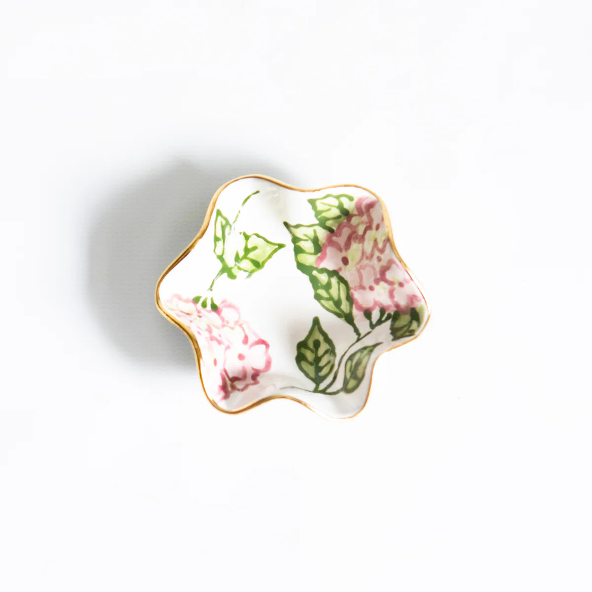 Ami Pink Hydrangea Bowl - Ring Dish | Susan Gordon Pottery