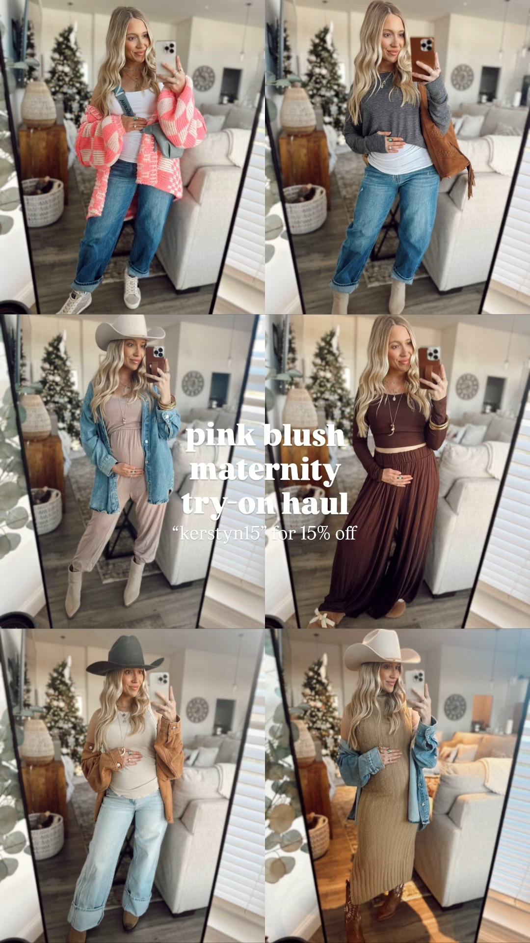 Pink Blush + Pink Blush Maternity try-on haul 🪷✨ Sharing the cutest neutral + girly outfits that work for pregnancy, postpartum, and everyday style. These pieces are bump-friendly, cozy, and easy to dress up or down — perfect for the mama-to-be or any girl who loves stylish, comfy outfits.

Everything is soft, stretchy, and so flattering on the bump! Linking all the outfits, sizing, and how I styled each look for that effortless boho-neutral vibe 🫶🏼🌿🩷✨

Follow for more maternity fashion, neutral outfit inspo, and comfy everyday looks. maternity outfits, pregnancy outfit ideas, postpartum outfits, bump friendly style, comfy neutral outfits, cute maternity clothes, fall maternity outfits, winter maternity outfits, bump style try on, Pink Blush try-on haul, neutral aesthetic outfits, cozy loungewear sets, bump friendly dresses, modest maternity outfits, casual maternity outfits, everyday pregnancy style, western boho style, soft + stretchy material, maternity essentials, hospital bag outfits, third trimester outfits, affordable maternity clothes

neutral outfits, boho outfits, western boho style, girly outfit ideas, cozy neutral aesthetic

maternity outfits, pregnancy outfit ideas, bump friendly outfits, maternity try-on haul, bump style, postpartum outfits, Pink Blush maternity, maternity essentials


fall/winter outfits, comfy outfits, loungewear sets, everyday outfits, cute affordable outfits, neutral fashion inspo, try-on haul, aesthetic outfits

#LTKBump #LTKBaby #LTKStyleTip