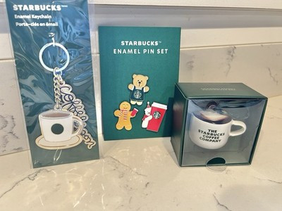2025 Authentic Starbucks Holiday Christmas Ornament/Pin/Keychain Lot. New! | eBay US
