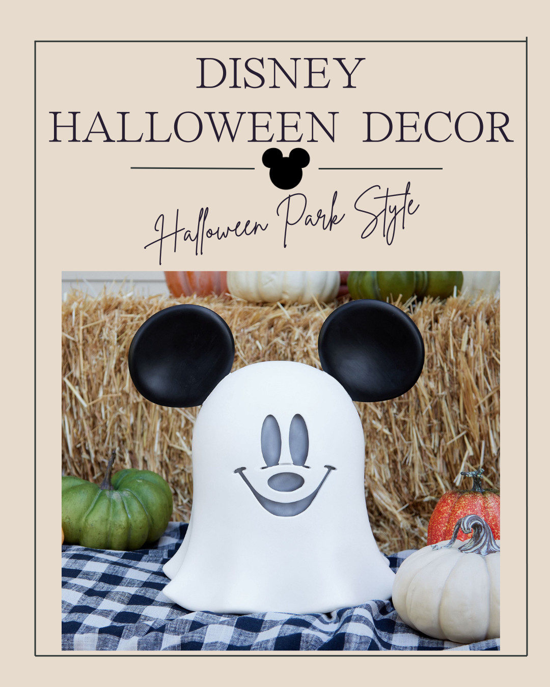 Disney Mickey Mouse and Friends Ghost Luminary- Cute Disney Halloween Decoration!  

 #LTKSeasonal #LTKHome