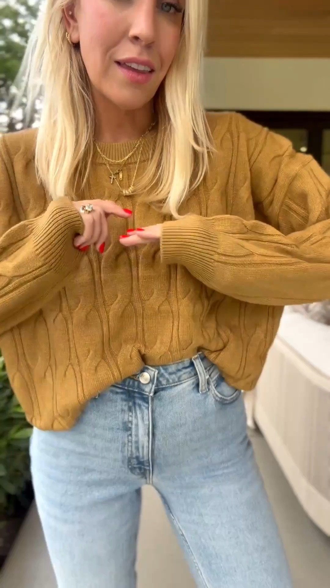I was so excited about this cable knit!

#LTKgrwm #LTKmomlife #LTKootd