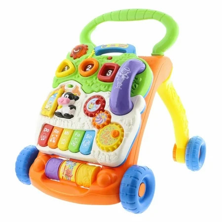Vtech Sit-To-Stand Learning Walker Push & Pull Toy 80-077001 | Walmart (US)