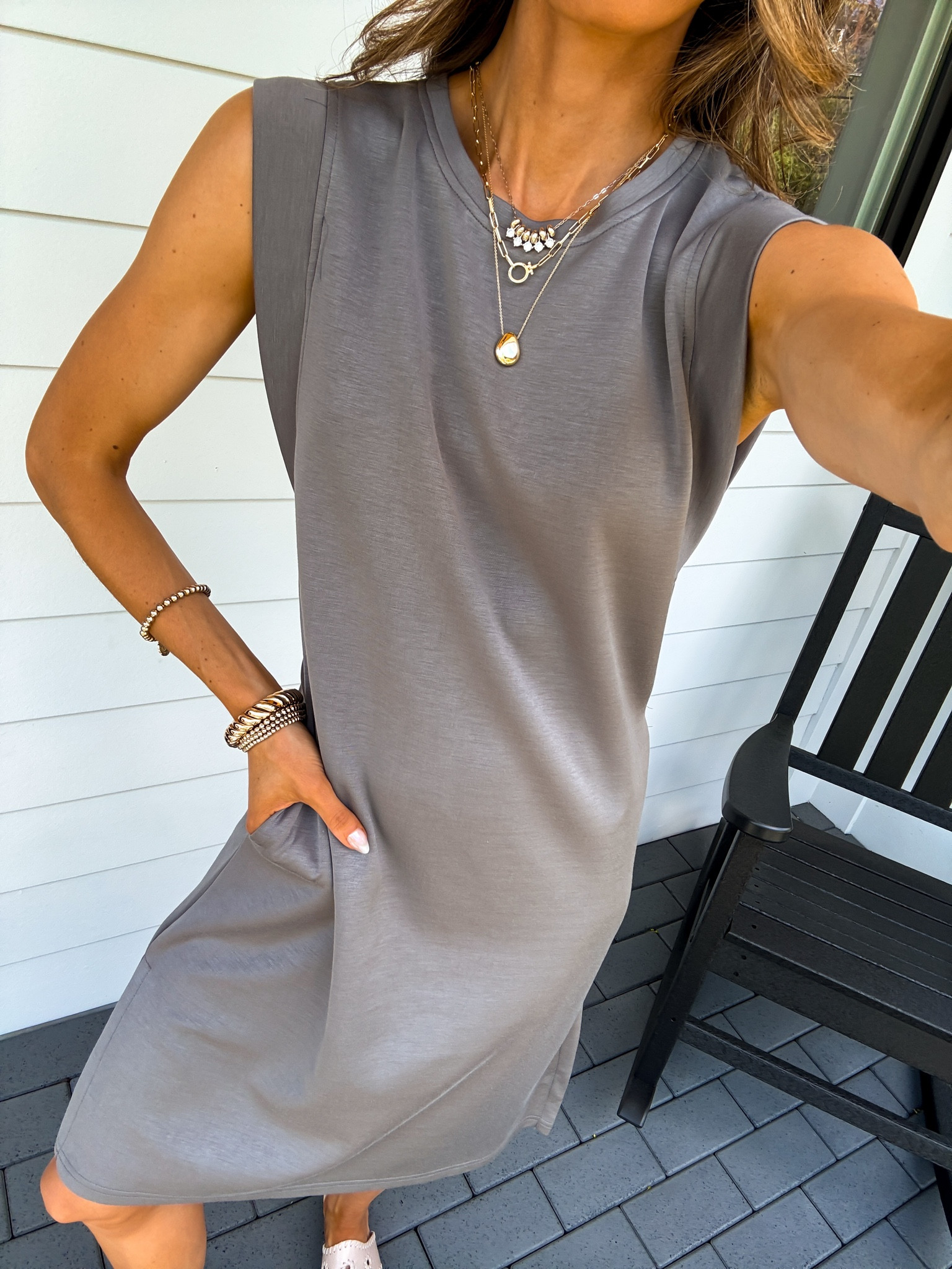 Wearing a xsmall  dress - super soft! 

#LTKmomlife #LTKgrwm #LTKTravel