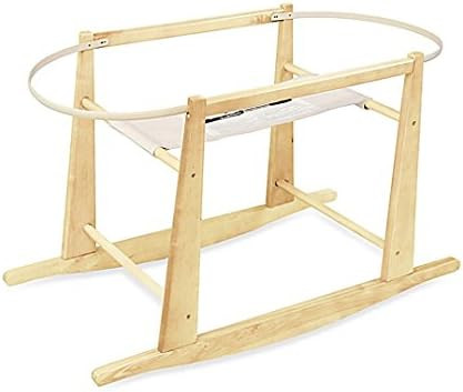Amazon.com : Rocking Moses Basket Stand Natural : Bassinet Stand : Baby | Amazon (US)
