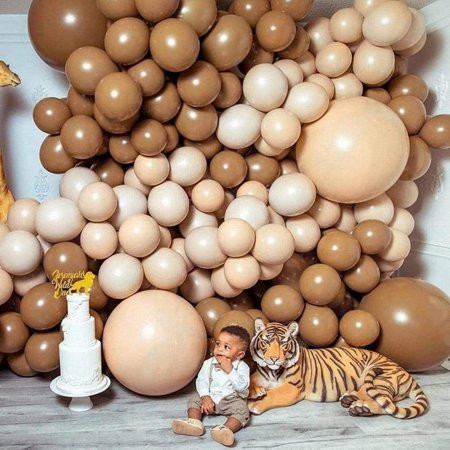 10inch /5inch/ 18inch Skin and Coffee Latex Balloon for Birthday Party Decoration Baby Shower Weddin | Walmart (US)