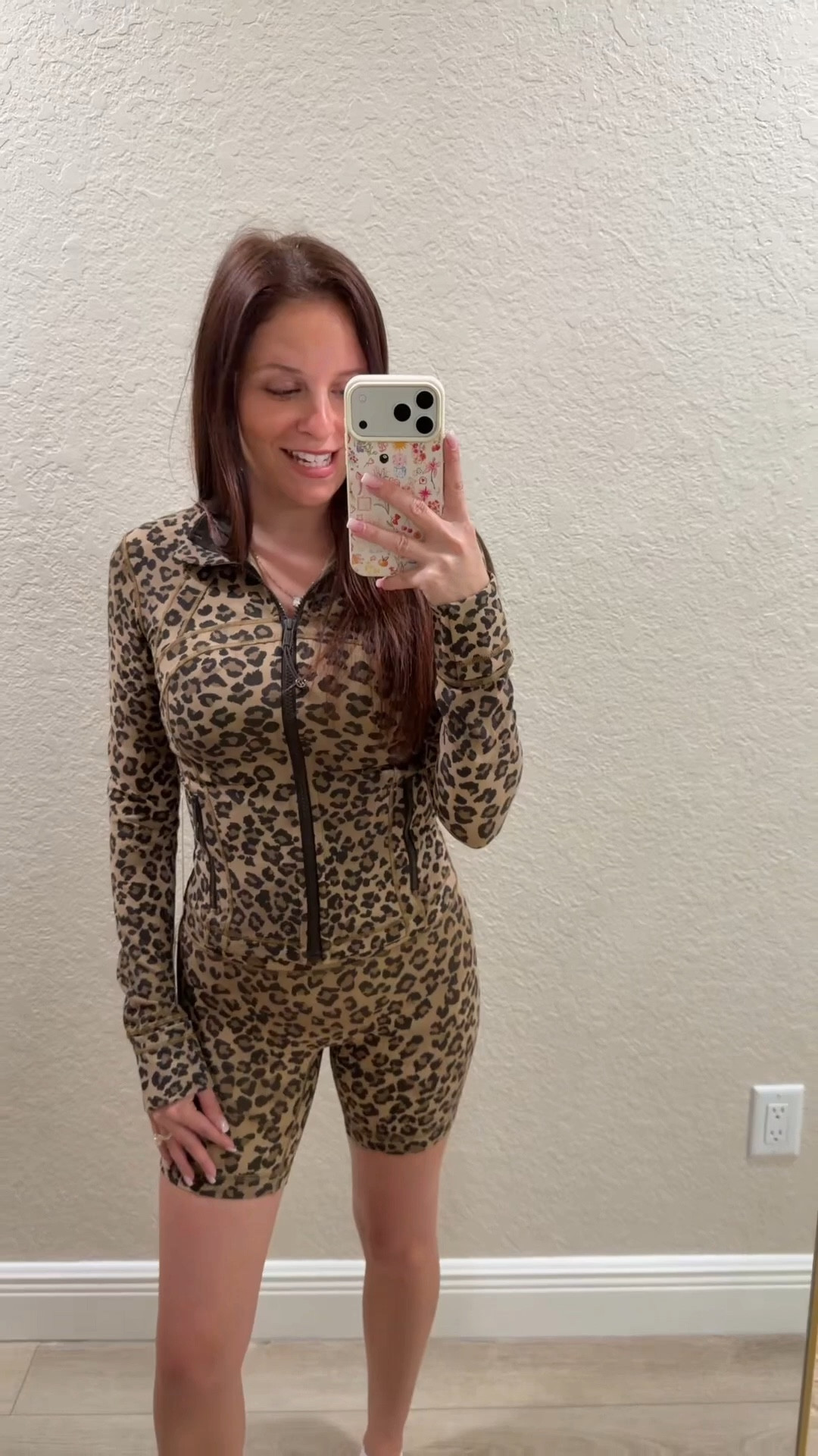 New lululemon // cheetah // align biker shorts // define cropped jacket // cropped tee // all size 4 

#LTKActive #LTKmomlife #LTKPetite